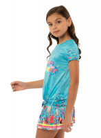 Marškinėliai mergaitėms Lucky in Love Novelty Print Cupcake Tee Girls - multi Marškinėliai mergaitėms Lucky in Love Novelty Print Cupcake Tee Girls - multi
