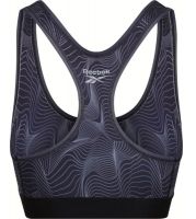 Sportski grudnjak Reebok Womens Crop Top Nelly - black print Sportski grudnjak Reebok Womens Crop Top Nelly - black print