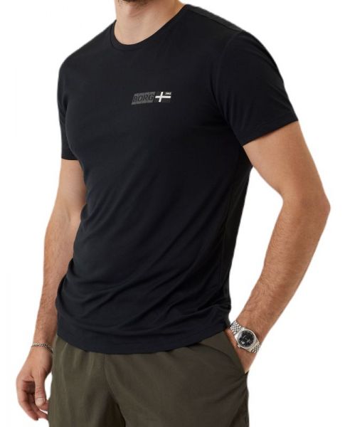 Herren Tennis-T-Shirt Björn Borg Sthml Light T-Shirt - black beauty