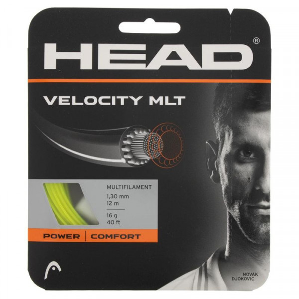 Tenisz húr Head Velocity MLT (12 m) - yellow