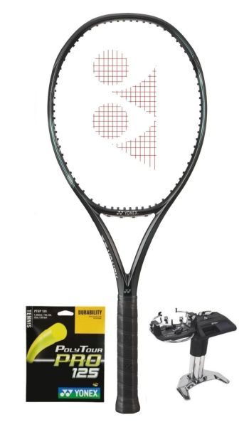 Ρακέτα τένις Yonex Ezone 98 (305g) - aqua/black + xορδή + πλέξιμο ρακέτας