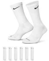 Tennisesokid  Nike Everyday Plus Cushion Crew Socks 6P - white/black
