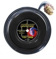 Tennis String Pro's Pro Tec 1000 (200 m) - black