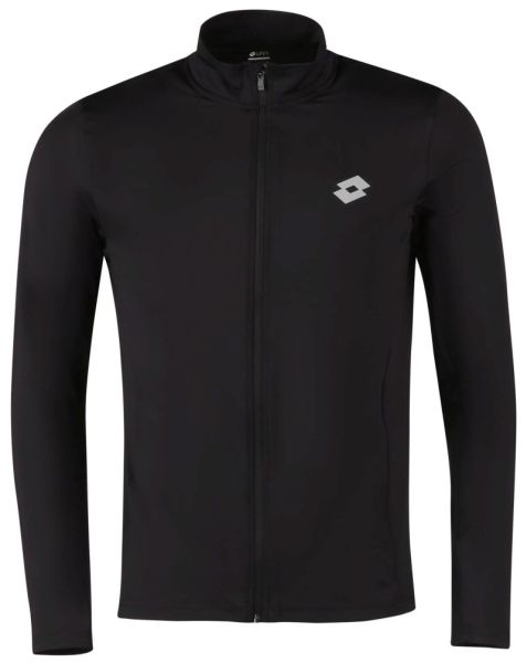 Tenisa džemperis vīriešiem Lotto Running Sweat Full Zip - all black