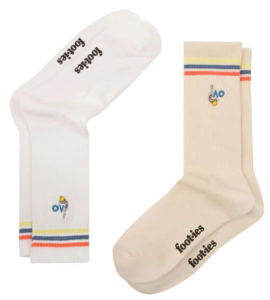 Socks Australian Open Low Ball Sneaker 2P - Multicolor