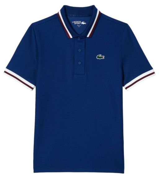 Damskie polo Lacoste Pique Contrast Striped Collar