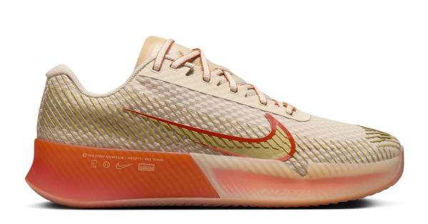 Zapatillas de tenis para mujer Nike Zoom Vapor 11 Clay Premium - Beige, Dorado, Marrón