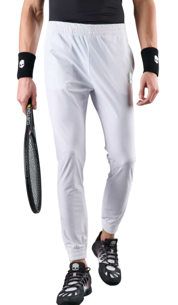 Męskie spodnie tenisowe Hydrogen Tech Pants Skull Man - white