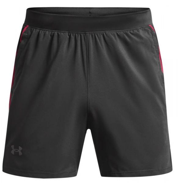 Shorts de tennis pour hommes Under Armour Men's UA Launch Run 5 Shorts - jet gray/black rose