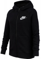 Nike Swoosh Full Zip - black/white