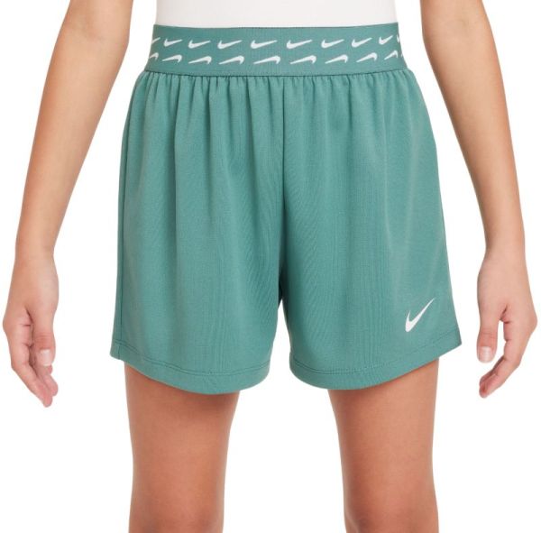 Spodenki dziewczęce Nike Kids Dri-Fit Trophy Training Shorts - bicoastal/white