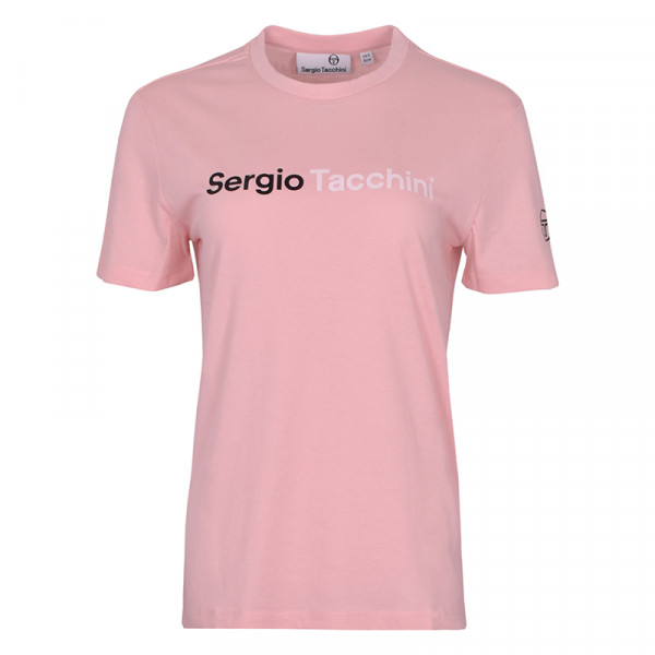 Damski T-shirt Sergio Tacchini Robin Woman T-shirt - pink/black