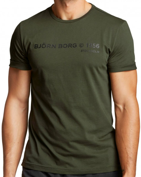 T-shirt pour hommes Björn Borg Stockholm Training T-Shirt M - rosin