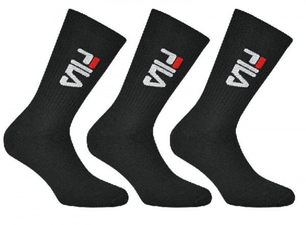 Ponožky Fila Calza Tennis Socks 3P - black