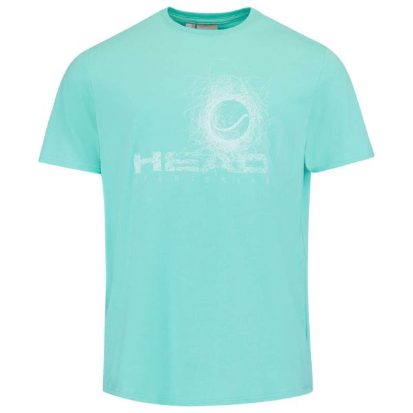 Тениска за момчета Head Vision T-Shirt - turquoise