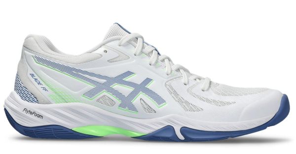 Pantofi de badminton/squash pentru bărbați Asics Blade FF - white/denim blue