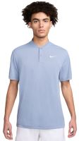 Men's Polo T-shirt Nike Court Dri-Fit Blade Solid Polo - ashen slate/white
