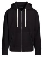 Muška sportski pulover Tommy Hilfiger Essential Fleece Zip Through - Crni