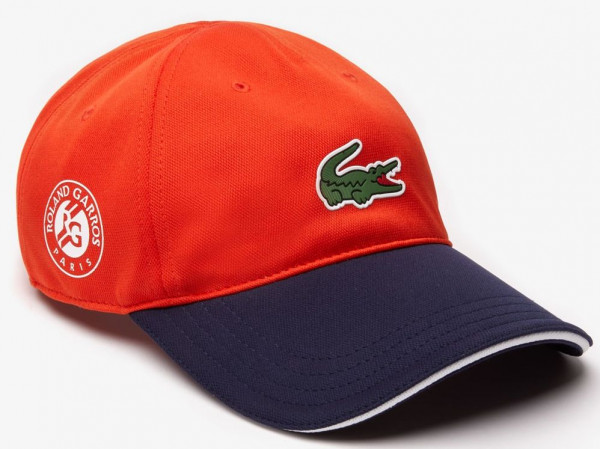  Lacoste Roland Garros Edition Logo Cap - orange/navy