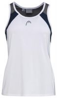 Marškinėliai moterims Head Club 22 Tank Top W - white/dark blue