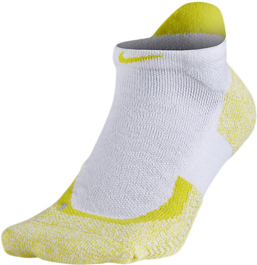  Nike Elite Tennis No Show - 1 para/white/opti yellow