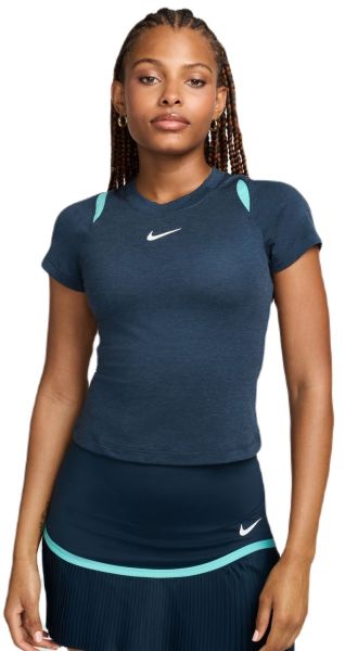 Dámske tričká Nike Court Dri-Fit Advantage - Modrý