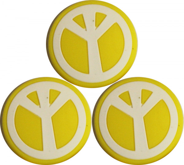 Tenisa vibrastopi Pro's Pro Peace 3P - yellow/white