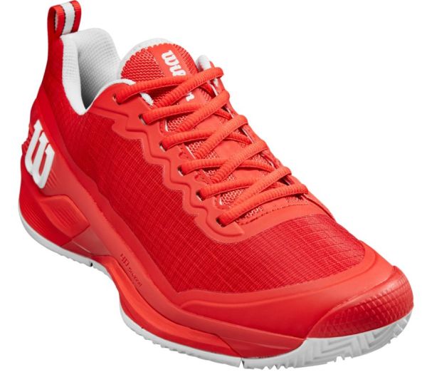 Scarpe da tennis da uomo Wilson Rush Pro 4.5 Clay - Rosso