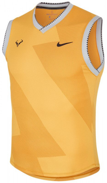  Nike Court RAFA Aeroreact Sleeveless Top - laser orange/thunder grey