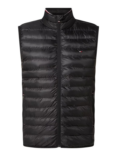 Pánská tenisová vesta Tommy Hilfiger Core Packable Circular Vest - black