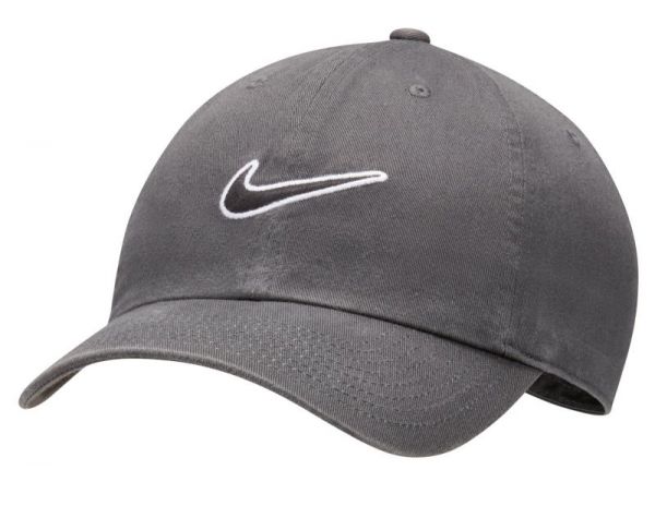 Czapka tenisowa Nike H86 Essential Swoosh Cap - anthracite