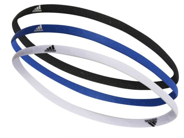  Adidas Hairband 3PP - black/royal blue/white