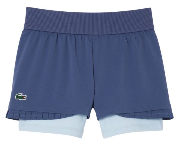 Women's shorts Lacoste Ultra Dry Lined Tennis - Blue