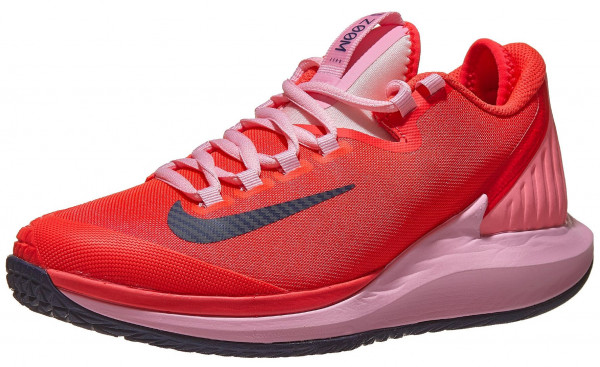  Nike W Court Air Zoom Zero - laser crimson/blackened blue/pink