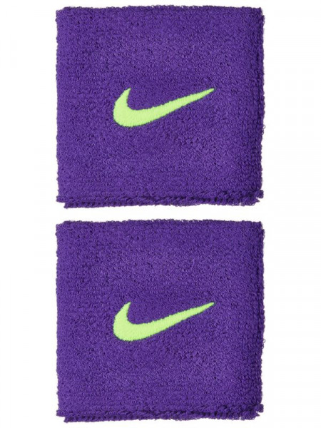  Nike Swoosh Wristbands - court purple/volt