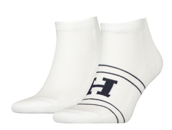 Calcetines de tenis  Tommy Hilfiger Sneaker Sport Patch 2P - white