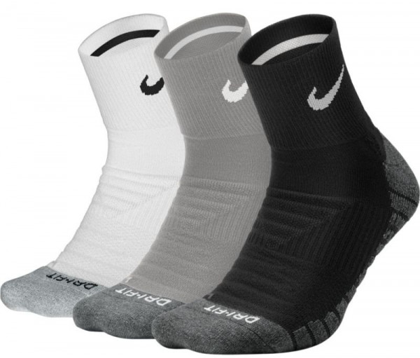  Nike Dry Cushioned Quarter - 3 pary/multi-color