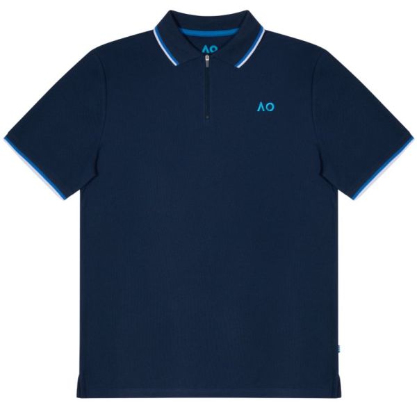 Men's Polo T-shirt Australian Open Zip Player - Blue