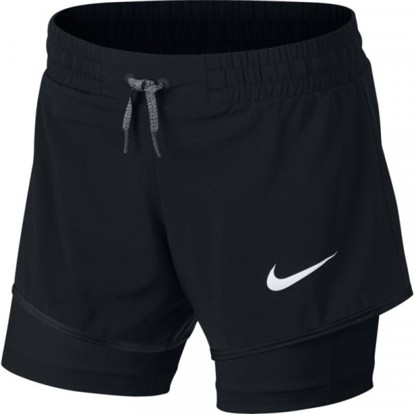 Nike Girls Short 2in1 - black/black/black/white