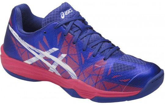 Women's squash shoes Asics Gel-Fastball 3 - blue purple/white/rouge red
