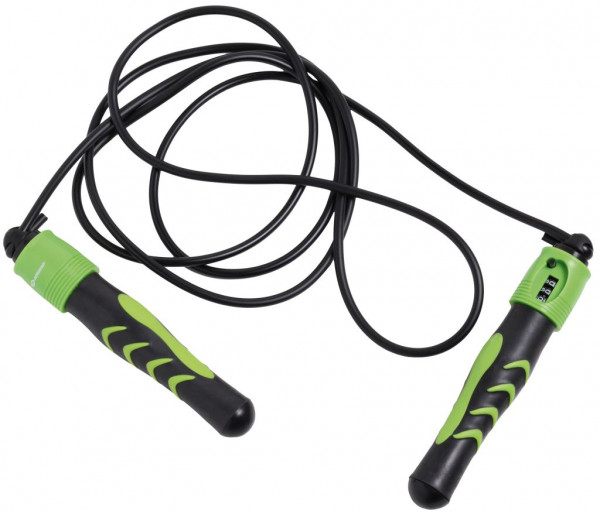 Lecamaukla Schildkröt Jump Rope With Counting Function - black/green