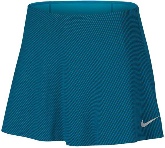  Nike Court Zonal Cooling Smash Skirt PS NT - neo turquoise/black/metallic silver