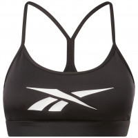 Γυναικεία Μπουστάκι Reebok Lux Skinny Strap Medium Support Sports Bra - black