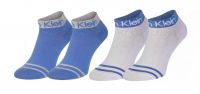 Ponožky Calvin Klein Quarter with Coolmax Fibers 2P - light blue