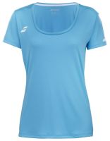 Damen T-Shirt Babolat Play Cap Sleeve Top Women - cyan blue
