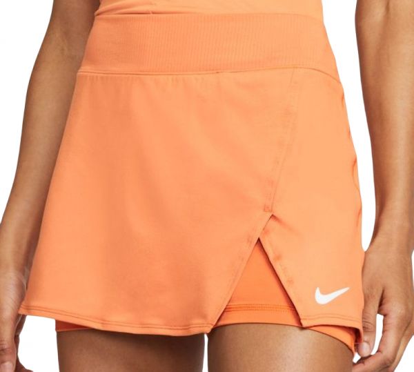 Teniso sijonas moterims Nike Court Victory Skirt W - hot curry/white