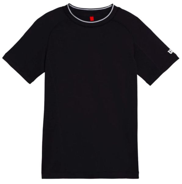 Camiseta para hombre Wilson Team Seamless Crew T-Shirt - black
