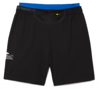 Pánské tenisové kraťasy Lacoste Men's SPORT Built-In Liner 3-in-1 Shorts - black/blue Pánské tenisové kraťasy Lacoste Men's SPORT Built-In Liner 3-in-1 Shorts - black/blue