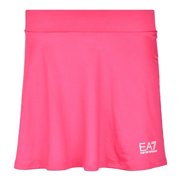 Damska spódniczka tenisowa EA7 Woman Jersey Miniskirt - pink yarrow