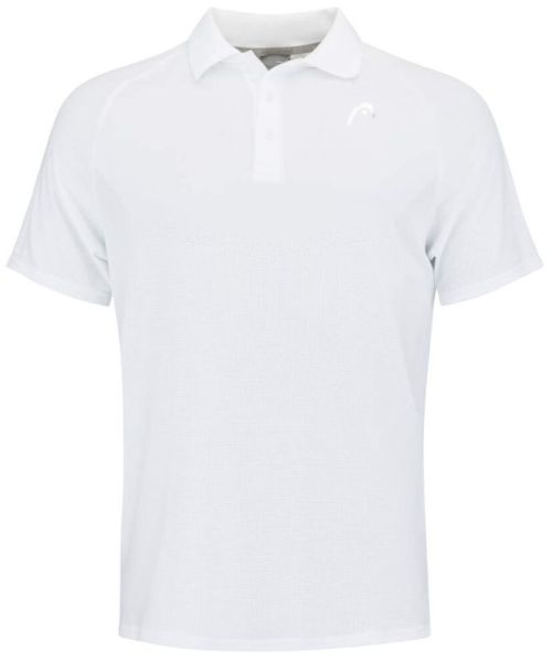 Herren Tennispoloshirt Head Performance Polo Shirt - white
